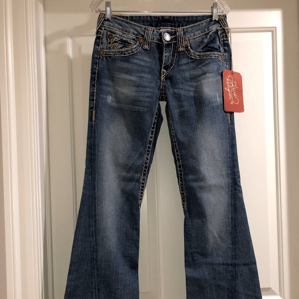 True Religion Joey Super T Flared Jeans - NWT